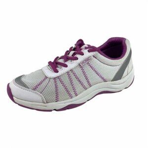 Vionic Alliance Sneakers Lace Up Purple White